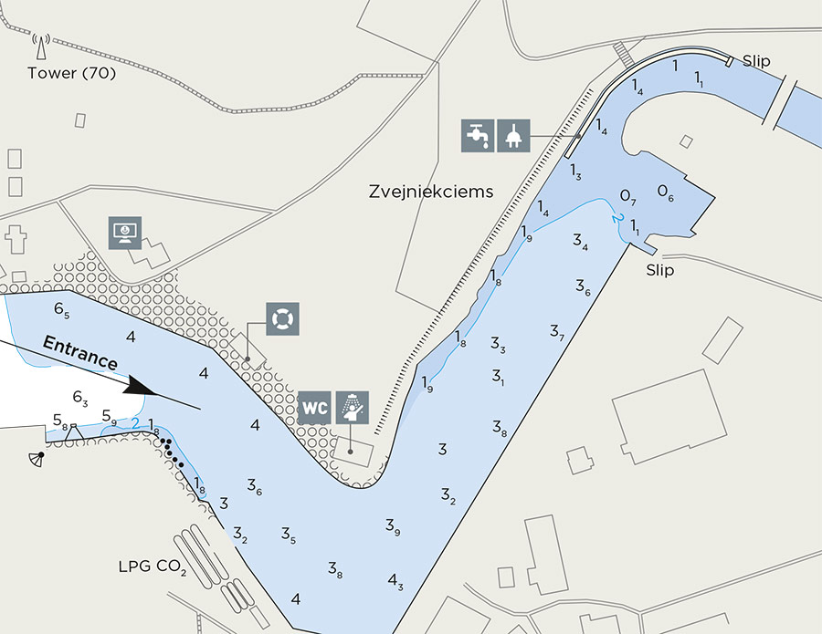 skulte port plan
